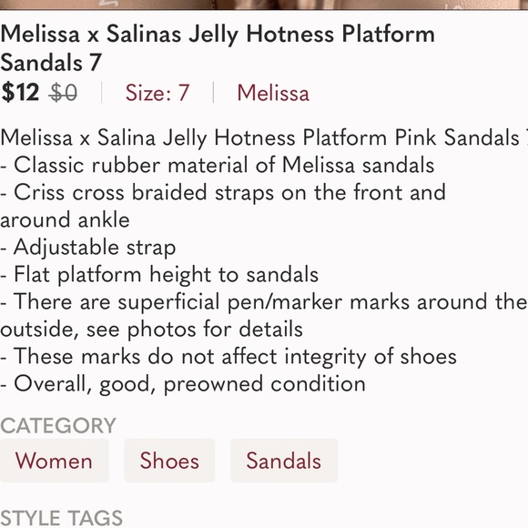 Melissa Jelly Sandals - Picture 8 of 8